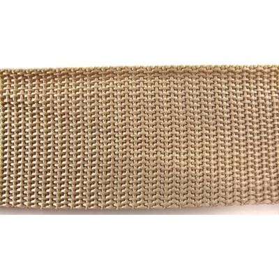 Polypropylénový popruh - svetlo hnědá - šírka 4 cm