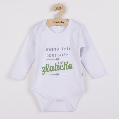 Body s potlačou New Baby mami tati som Vaše zlatíčko
