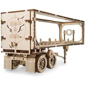 UGears - Дървен пъзел с механизъм - Ремарке Heavy Boy WM-03 (70057)