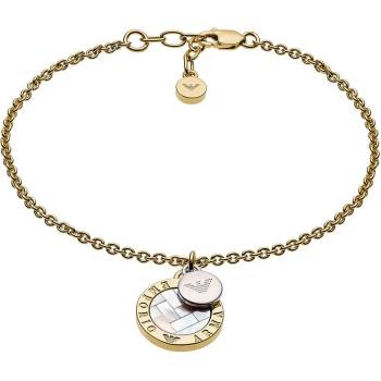 Emporio Armani Дамска сребърна гривна със седеф Emporio Armani EG3419710 (EG3419710)