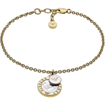 Emporio Armani Дамска сребърна гривна със седеф Emporio Armani EG3419710 (EG3419710)