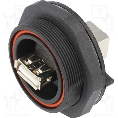 Bulgin PX0848/A USB Buccaneer, USB A socket, 5pin plug, PIN: 4, 0,1m
