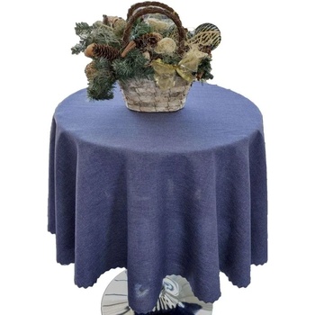 Image 1 of Пи Ен Джи 1962 Sea КРЪГЛА ПОКРИВКА - ТЪМНОСИНЯ