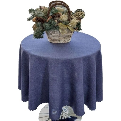 Пи Ен Джи 1962 Sea КРЪГЛА ПОКРИВКА - ТЪМНОСИНЯ