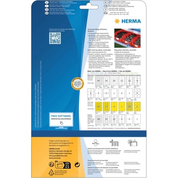 Herma Самозалепващи етикети, A4, бели, водоустойчиви, 105 х (1540100136)