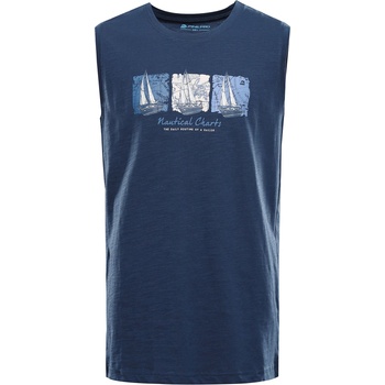 ALPINE PRO Мъжко памучно потник ALPINE PRO QUARET 2 blue wing teal вариант pb ALPINE PRO | Sin | МЪЖЕ | XS