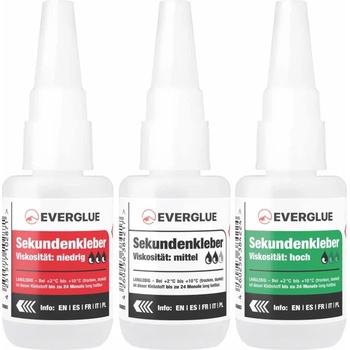 Everglue Суперлепило - Комплект от 3 бр (bd-650500)