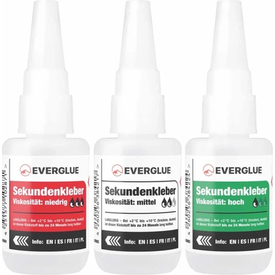 Everglue Суперлепило - Комплект от 3 бр (bd-650500)