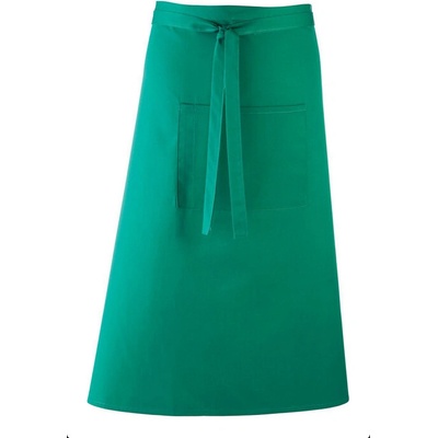 Cotton Classics Zástěra Colours pas dlouhá emerald green