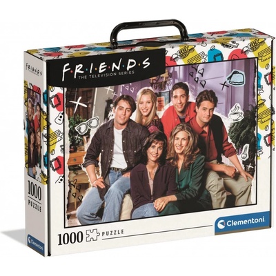 CLEMENTONI v kufříku: Přátelé 1000 dílků