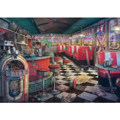 Ravensburger Abandoned Schátraná reštaurácia 1000 dielov