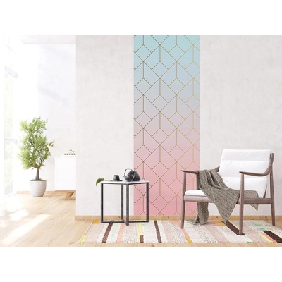 AG design FTNVL-3720 vliesová fototapeta Cube Gradient rozměry 90 x 270 cm