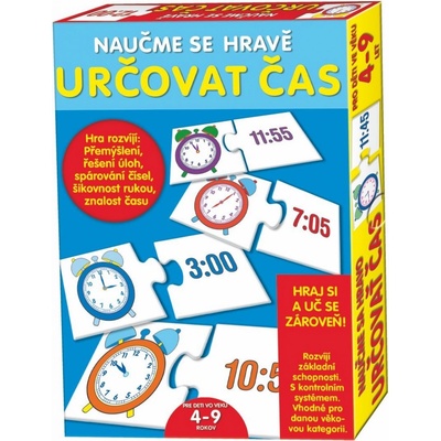 Teddies deskové Naučme se hravě určovat čas v krabici 20x28x4cm