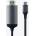 Satechi Type-C to 4K HDMI cable Space Gray (1.8m) (STCHDMIM)