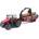 Bburago Bburago 1: 50 Ферма Трактор Massey FERGUSSON 8740S Трактор с ремарке за трупи