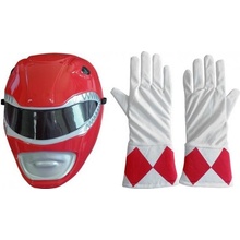 Red Ranger Power Rangers maska a rukavice