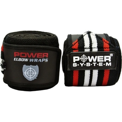 Power System Bandáže na lokty 1pár - Elbow Wraps PS 3600 Šedé – Zbozi.Blesk.cz
