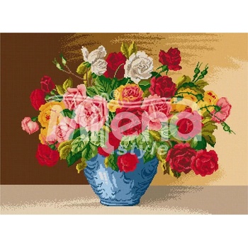 Image 1 of Milena Style Ваза с рози конци dmc 1: 1