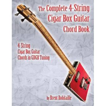 Image 1 of Complete 4-String Cigar Box Guitar Chord Book | Brent C Robitaille