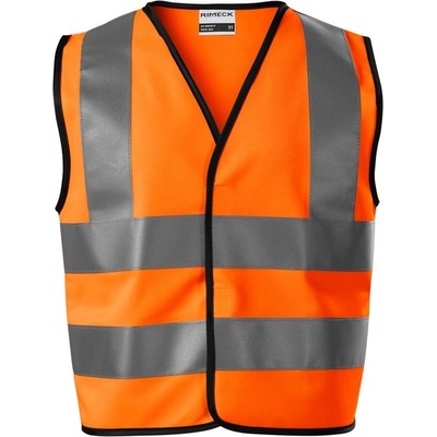 Rimeck HV Bright Bezpečnostní vesta unisex Fluorescenční oranžová