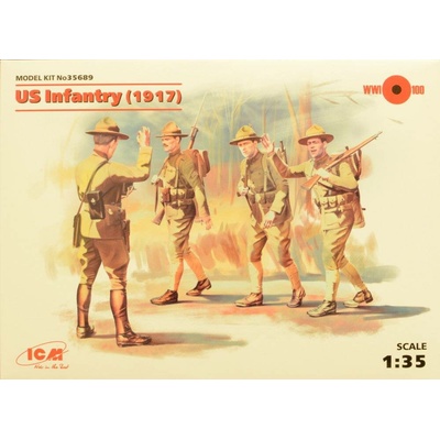 ICM US Infantry 1917 4 fig. 1:35