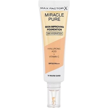 Max Factor Miracle Pure Skin dlouhotrvající make-up SPF30 70 Warm Sand 30 ml