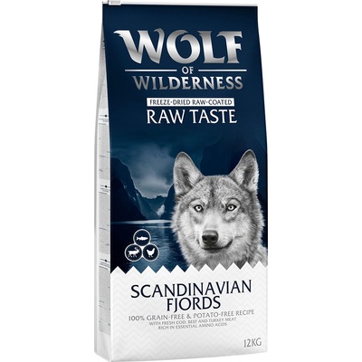 Wolf of Wilderness Scandinavian Fjords sobie kuracie & losos 2 x 12 kg
