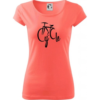 Cycle bicykel Pure dámske tričko Korálová
