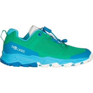 Trollkids Детски мултиспорт обувки Trollkids Kid's Sandefjord Hiker XT Multisport shoes - Emerald Green / Dynamic Blue / White - размер 28 (EU) (702-3178-0911)
