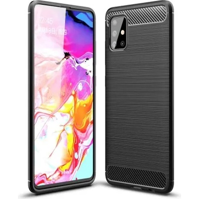 Samsung Силиконов калъф кейс TECH-PROTECT Carbon за Samsung M31, черен