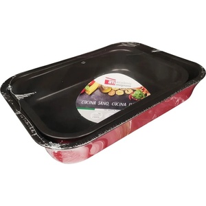 Accademia Mugnano Комплект от 2 правоъгълни тави AM Cucina Sano, 30/35cm, червени (CSBIST30A)
