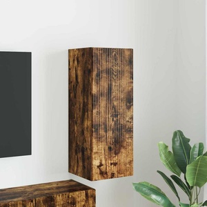 vidaXL TV стенен шкаф 30 x 31 x 80 см Димян дъб Инженерна дървесина (892299)