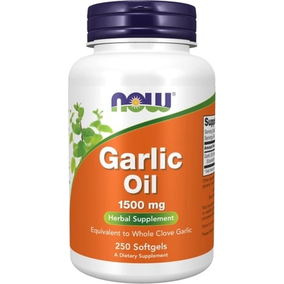 NOW NOW Garlic Oil 1500mg, 250 Softgels