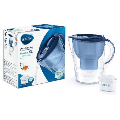 Кана за вода Brita MARELLA XL MEMO 3.5L- СИН , 3.5L (MARELLA XL MEMO 3.5L- СИН)