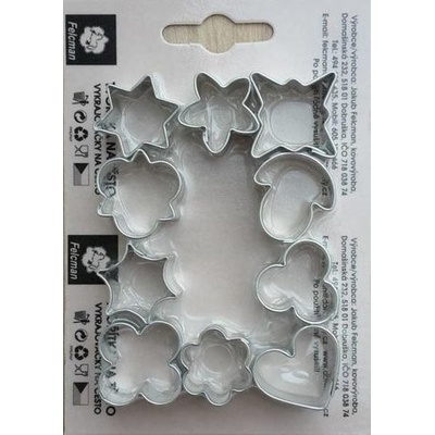 Vykrajovačka MIX/mini sada 10kusov 20mm KLC