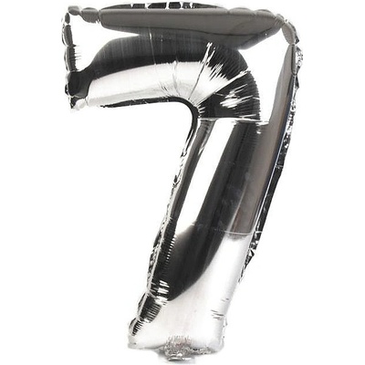 Prima-obchod Nafukovací číslice 7 7 stříbrná