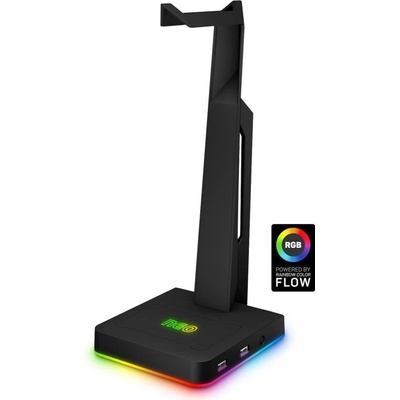 CONNECT IT NEO Stand-It RGB stojánek na sluchátka + USB hub, černé