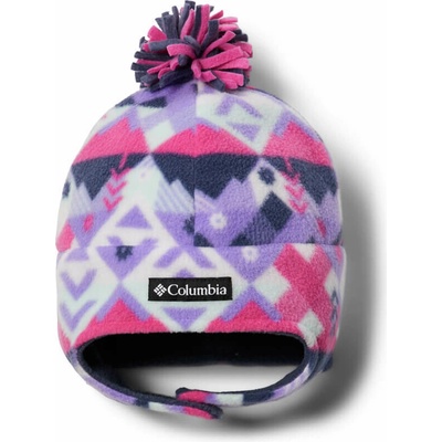 Columbia Youth Frosty Trail 2 Earflap Beanie Junior čiapka White Checkpoint Print