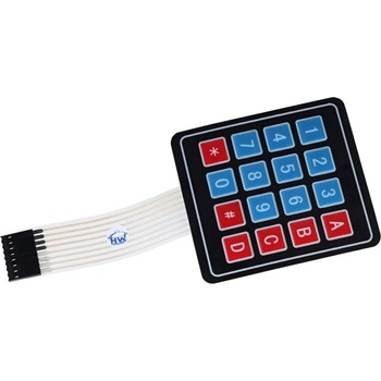 HWKITCHEN Maticová klávesnice 4 x 4 membránová HW360