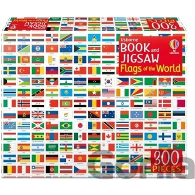 Usborne Book And Jigsaw Flags Of The World