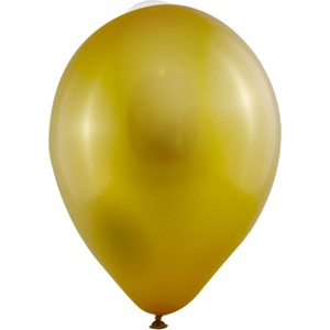Globos Festival БАЛОНИ 100 БР. 10" - 25 СМ 301 МЕТАЛИК ЗЛАТО