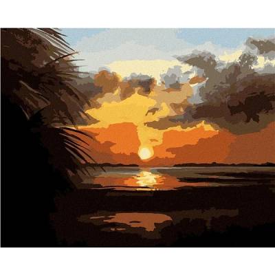 zuty Malování Podle Čísel Zapadající Slunce D. Rusty Rust 40 x 50 Cm Plátno Rám