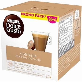 NESCAFÉ Кафе капсула NESCAFE Dolce Gusto Cortado Espresso 30+4 бр (100511+4)