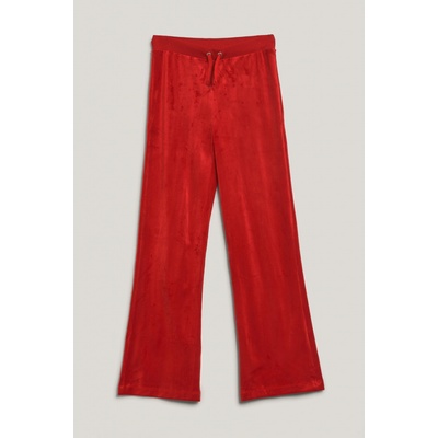 Gant Straight Leg Velour pants Ruby Red