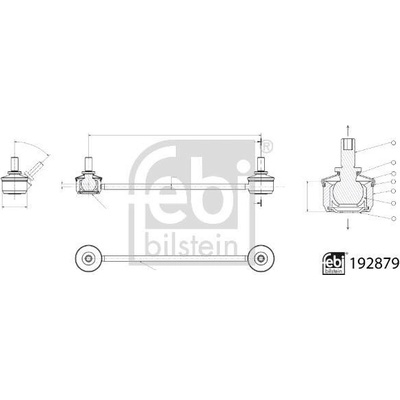 Tyč nebo vzpěra stabilizátoru FEBI BILSTEIN 192879