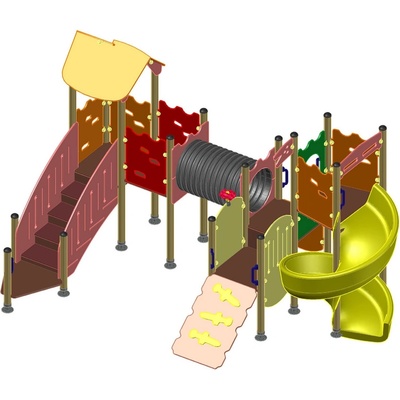 Playfactory КОМБИНИРАНО ДЕТСКО СЪОРЪЖЕНИЕ ps0013-2 (ps0013-2)