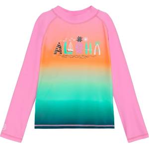Color Kids Детска плажна тениска от ликра Color kids Kid's T-Shirt L/S with Chest Print Lycra - Begonia Pink - размер 92 (EU) (750-2569-0211)