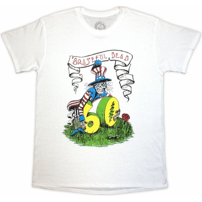 Grateful Dead 60th Rose Pose biela