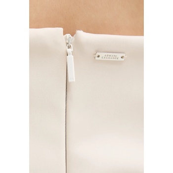 Giorgio Armani Рокля Armani Exchange в бежово къса с кройка по тялото XW000420 AF12807 (XW000420.AF12807)