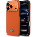 Lacoste PVC Petit Pique Semi Wrap MagSafe калъф за iPhone 17 Pro Max, оранжев (57983130081)